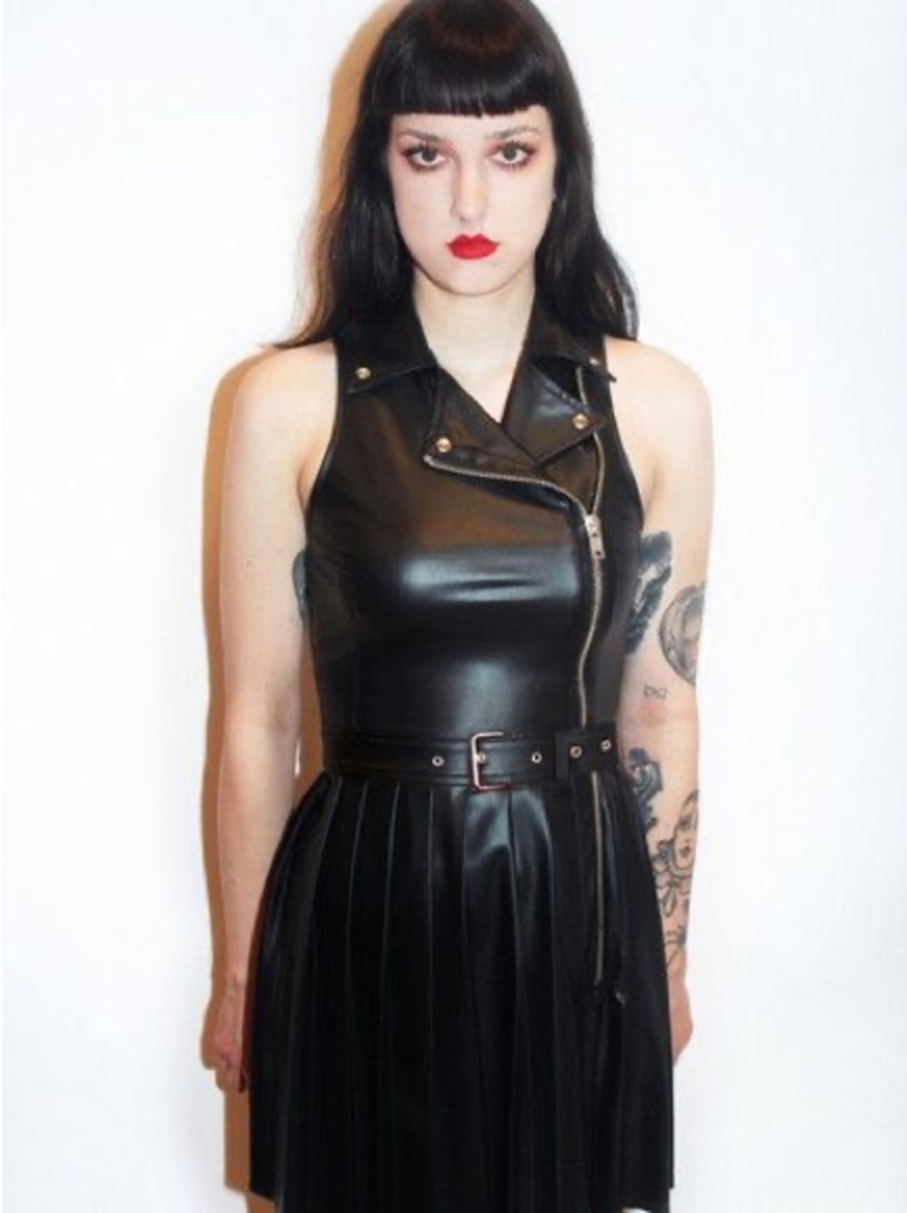 Deandri Motorcycle Dress sz Small